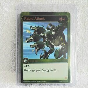 3/$25 Mint Bakugan Rabid Attack ENG_52_SR_BR Card by Spinmaster!!